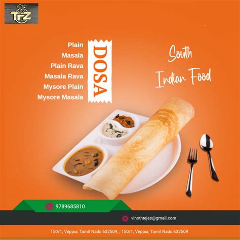 Menu at Tejes food zone, Ranipet