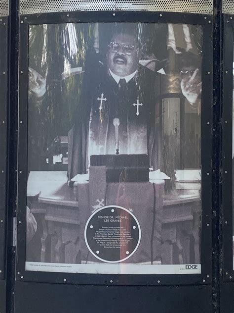 Photo: Bishop Dr. Michael Lee Graves Marker