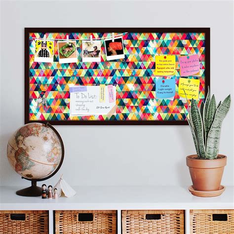 ArtzFolio Grunge Triangle D1 | Bulletin Board Notice Pin Board | Vision ...