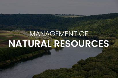Management of Natural Resources - Getlegal India