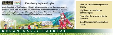 INDUS VALLEY Organic Natural Hypo Allergic Aqua Colour 100% Botanical ...