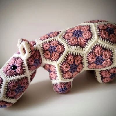 Image result for Crochet African Flower Elephant Tutorial