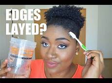 How To Style Hair With Gel by How To Lay Edges Using Eco Styler Gel How To Style Hair With Gel