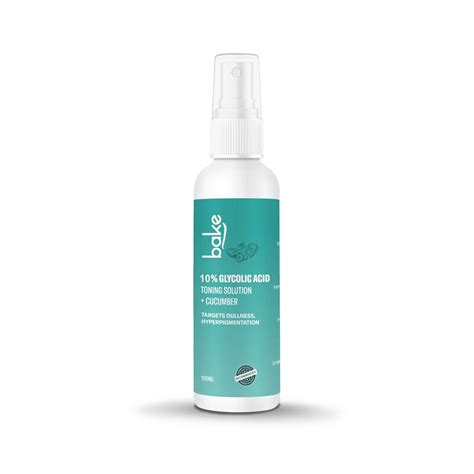 Bake 10% Glycolic Acid Toner with Hyaluronic Acid Pore Tightening Tone ...