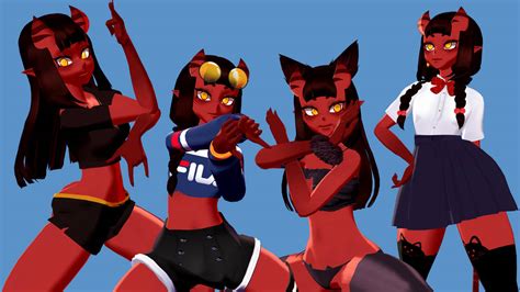 MMD - Smaller and Bigger w/ Meru The Succubus by cuqqyAnimation on ...