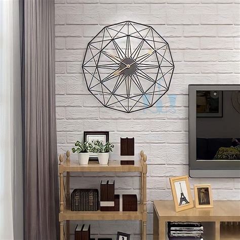 Dexterous Nordic Metal Wall Clock