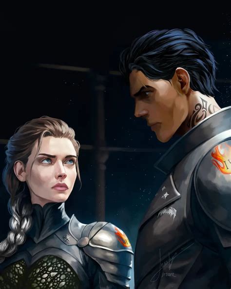 Violet and Xaden I have been wanting to put out some Forth Wing fanart ...