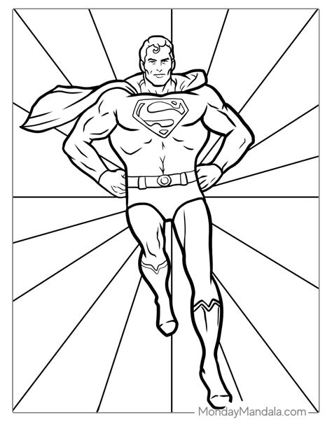 38 Superman Coloring Pages (Free PDF Printables)