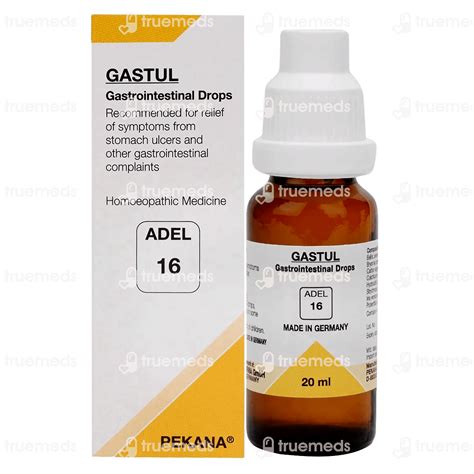 Adel 16 Gastul Drop 20 Ml - Uses, Side Effects, Dosage, Price | Truemeds