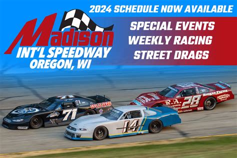 Weekly Racing and Street Drags with a Mega Mix of Specials Ready for 2024 at Madison ...