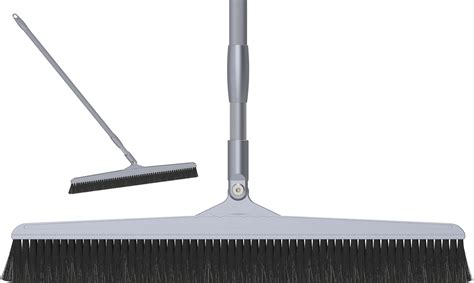 Amazon.com: Silicone Broom, Rubber Broom for Pet Hair Hardwood Floor ...