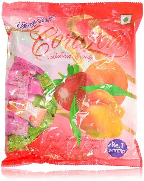 HartBeat Corazon Beloved Candy, Mixed Fruit Flavoured, 750 Gram ...