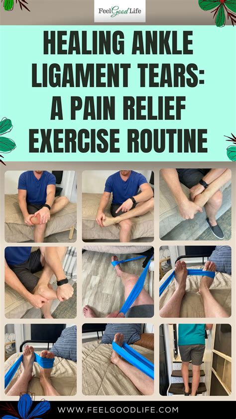 Healing Ankle Ligament Tears: A Pain Relief Exercise Routine | Ankle ligaments, Ligament tear ...