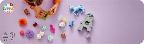 LEGO DUPLO | Disney Elsa & Bruni in The Enchanted Forest Set 10418 ...