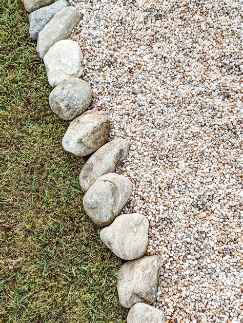 DIY Cottage Garden Pathway: Pea Gravel Path with Natural Stone Edging ...