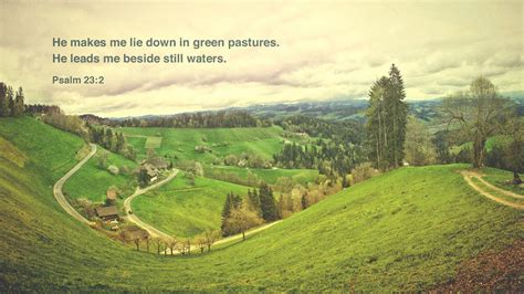 Psalm 23:2 | Landscape, Public domain images, Beside still waters