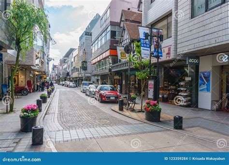YOKOHAMA, JAPAN - APRIL 18, 2018 :Motomachi Shopping Street. it ...