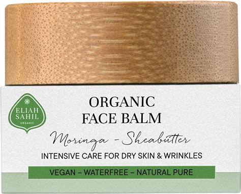 Eliah Sahil Organic Moringa - Shea Butter Face Balm, 15 ml - Ecco Verde Online Shop