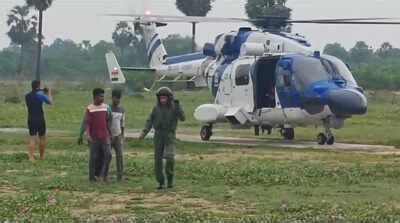 Indian Coast Guard rescues 10 people stranded at offshore jetty ...