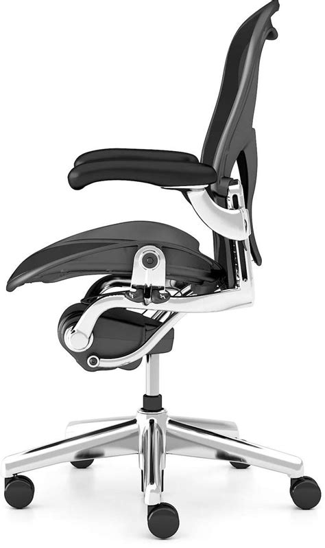 HermanMiller Aeron - Classic Carbon Pellicle : Polish Aluminum base ...