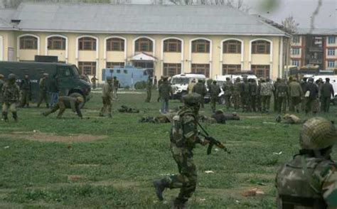 In PHOTOS: Militants posed as cricketers to attack CRPF camp - Rediff ...