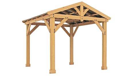 Yardistry 10X10 Meridian Pavilion (Aluminum Roof) [YM11909COM] | Free ...