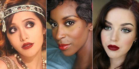 1920s Makeup Tutorial 的图像结果