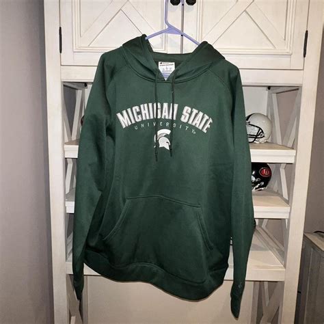 Michigan State Hoodie Size: LARGE - Depop
