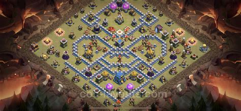 Best Anti 3 Stars War Base TH12 with Link, Hybrid - Town Hall Level 12 ...