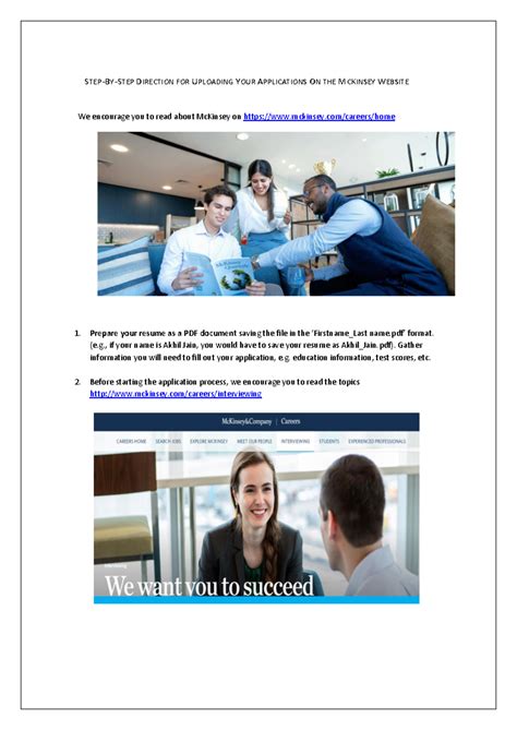 Mckinsey Guidelines - mbnbvjjhvgjh gj - STEP-BY-STEP DIRECTION FOR ...