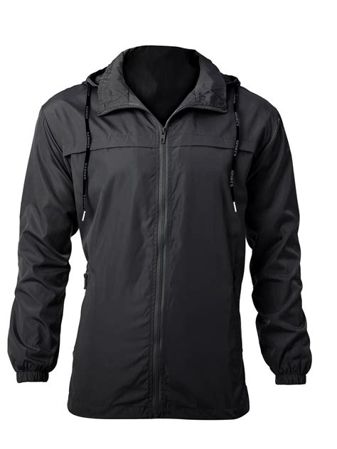 Youloveit Men Windbreaker Jacket, Lightweight Rain Board Jacket ...