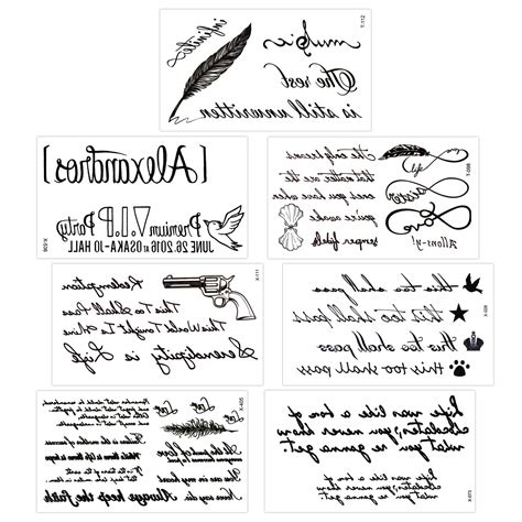 Konsait Temporary Tattoos for Adult Men Women Kids(30 Sheets ...