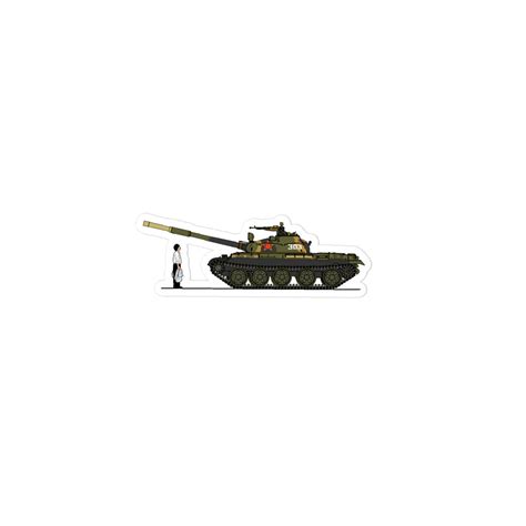 Tiananmen Tank Man Sticker - Liberty Maniacs