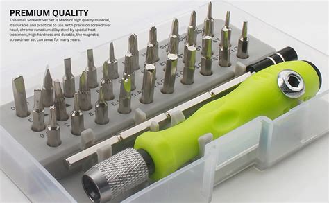 32 In 1 Small Screwdriver Set, Mini Magnetic Screwdriver Kit with 30 ...