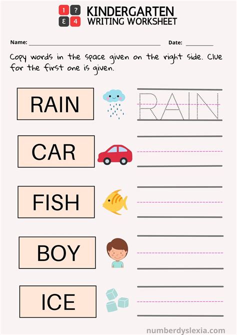 Free Printable Word Writing Worksheets - Printable Worksheets