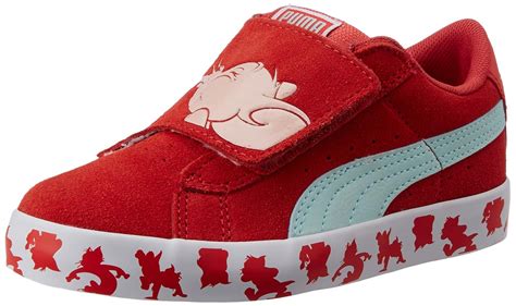 Buy Puma Boy's S Vulc Tom & Jerry Kids Cayenne and Clearwater Sneakers ...