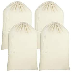 Extra Large Cotton Canvas Heavy Duty Bags, Santa Sack Canvas Laundry ...