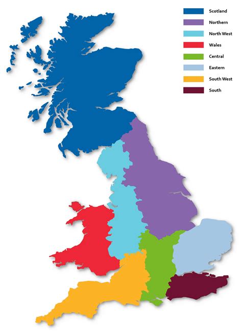 England Regions And Counties