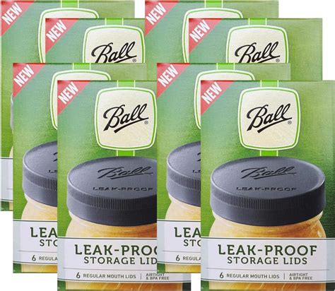 Amazon.com: Ball Leak-Proof Storage Lids, for Glass Mason Jars, Used for Canning, Pickling ...