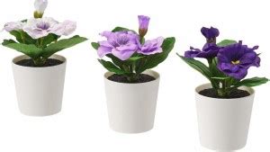 IKEA Artificial Potted Plant with Pot Indoor Outdoor Pansy Artificial ...