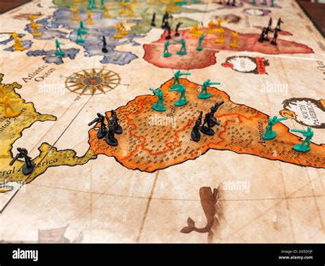 Risk - A family a strategy board game of diplomacy, conflict and ...