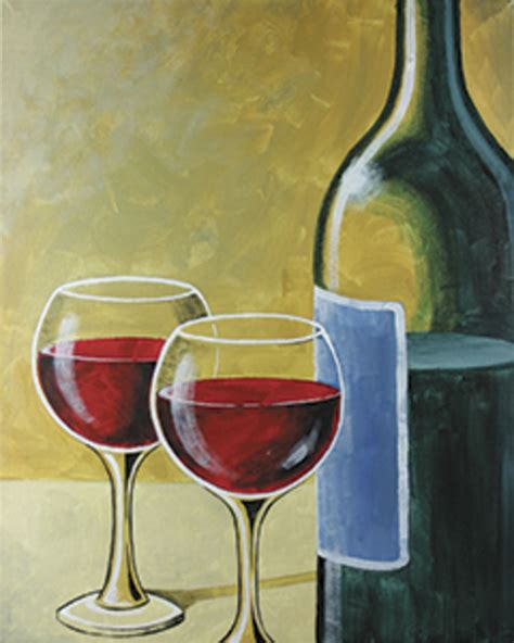 Canvas Wine Painting at Lucy Souliere blog