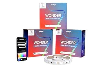 Buy GoHigh Smart Wi-Fi or Bluetooth RGBIC LED Strip Lights 12V | 15M ...