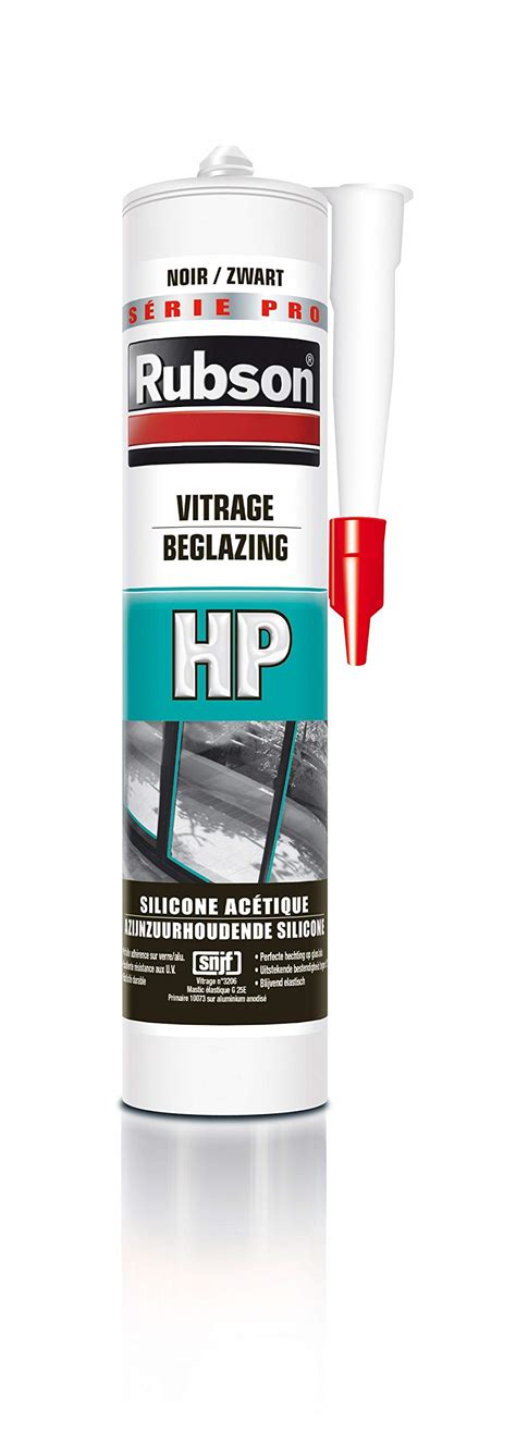 Rubson Hp Black Glass Sealant Acetate Silicone Sealant Glass Sealant ...