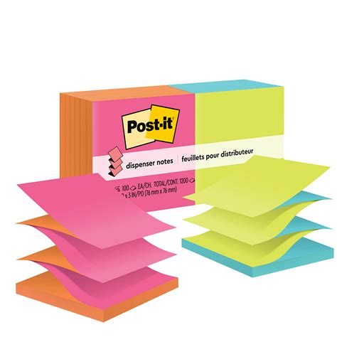 Snapklik.com : Pop-up Notes, 3x3 In, 12 Pads, Americas #1 Favorite Sticky Notes, Poptimistic ...