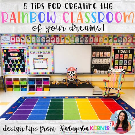 5 Tips for Creating a Rainbow Classroom - Kindergarten Korner - A ...