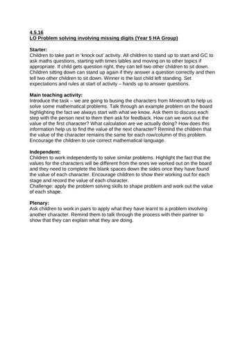 Image result for Minecraft Problem Solving