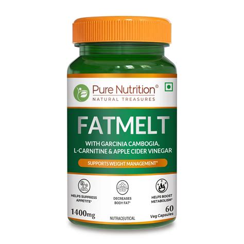 Pure Nutrition Fatmelt With Garcinia Cambogia, L-Carnitine, And Apple ...