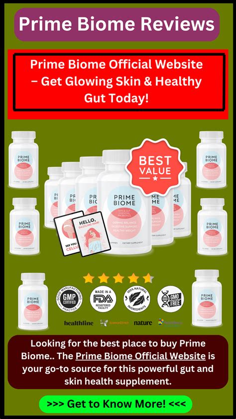 Prime Biome reviews :- Prime Biome Official Website – Get Glowing Skin ...