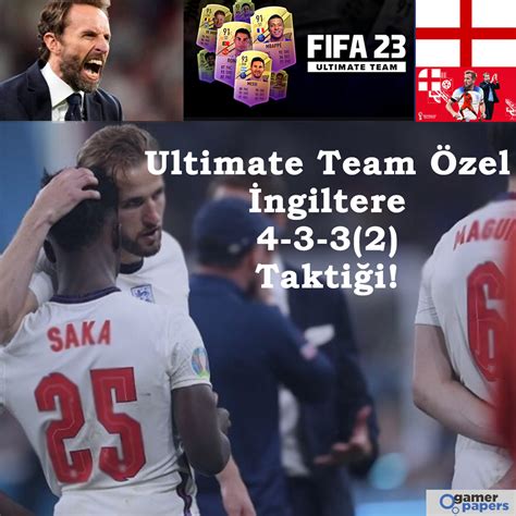 FIFA 23 Güçlü 4-3-3(2) Taktiği! Ultimate Team İngiltere Southgate Taktik!